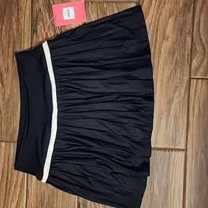 Juicy Couture Black Sport Mini Skirt with White Trim